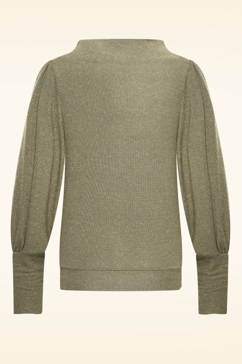 Very Cherry - Maya top in lurex rosemary goud 3