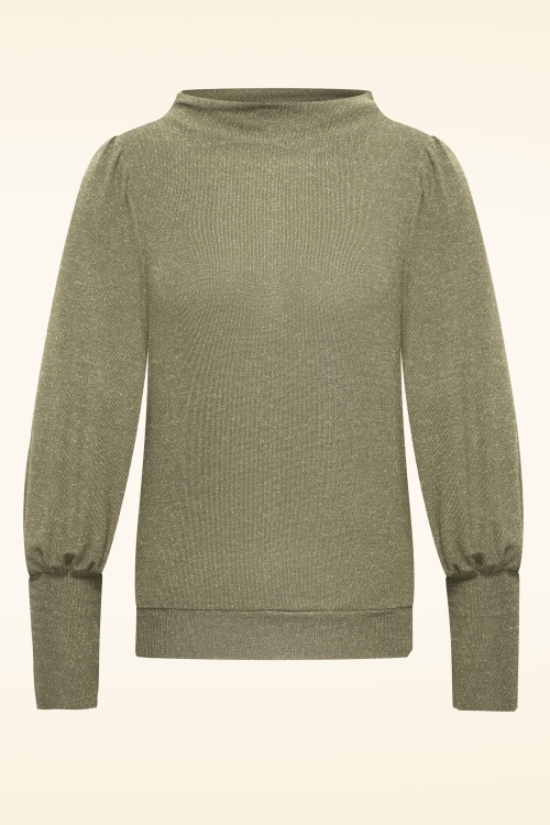 Very Cherry - Maya top in lurex rosemary goud