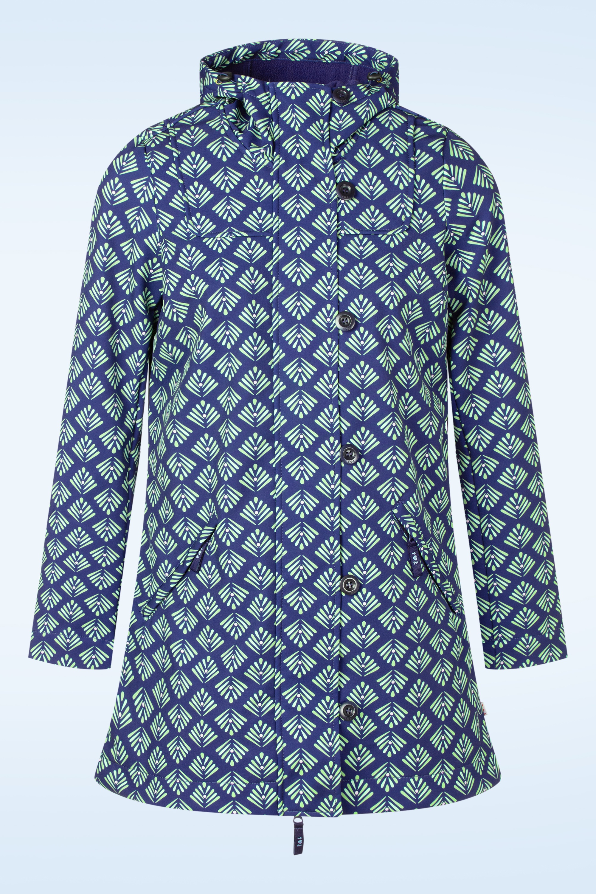 Blutsgeschwister - Wild Weather softshell jack in my retro blues