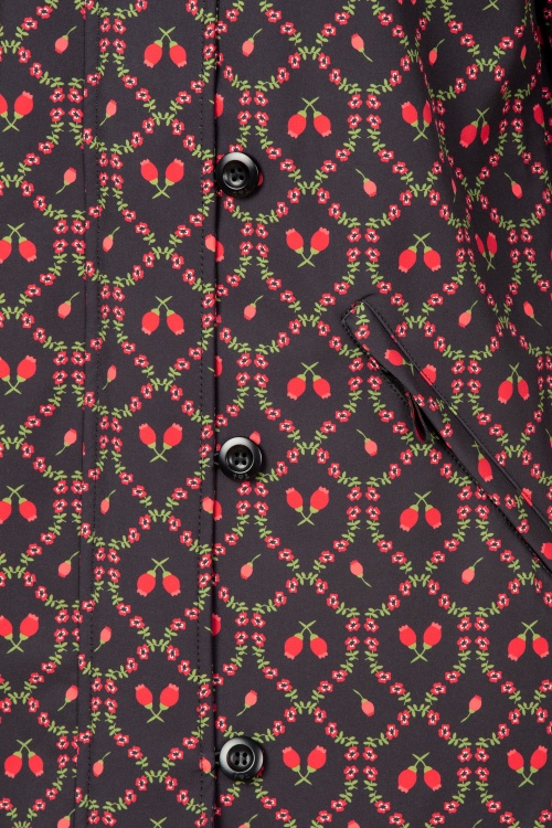 Blutsgeschwister - Wild Weather Softshell jack in winter cherries 2