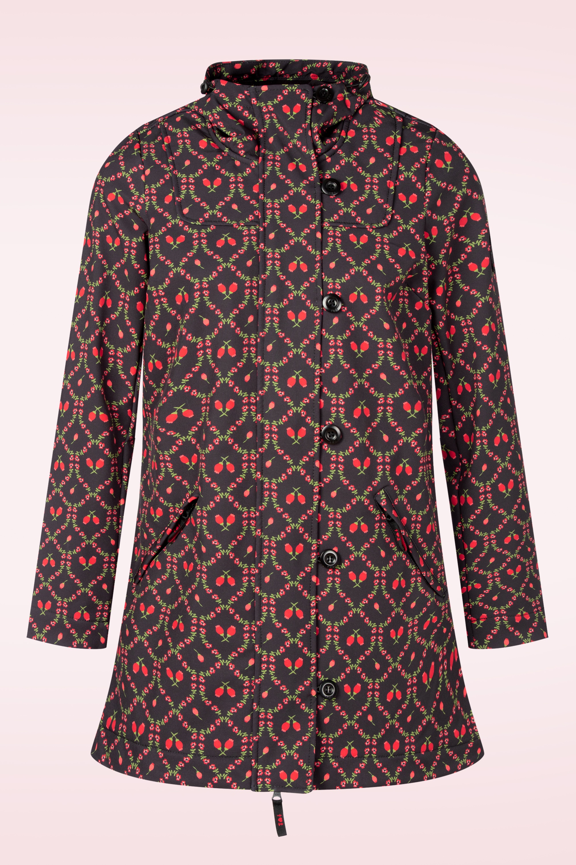 Blutsgeschwister - Wild Weather Softshell jack in winter cherries