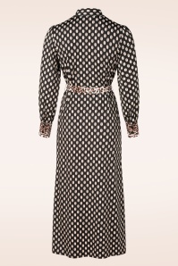 K-Design - Steffi Button Down maxi jurk in zwart 3