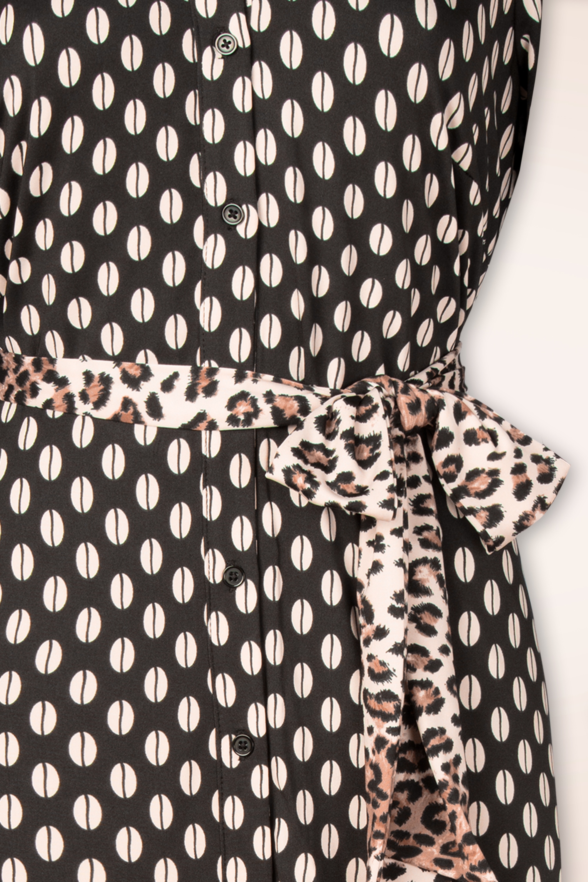 K-Design - Steffi Button Down maxi jurk in zwart 2