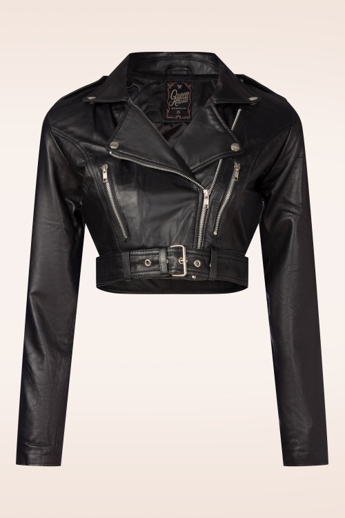 leather biker jacket