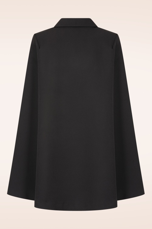 Glamorous - Kerri Blazer Cape jurk in zwart 3