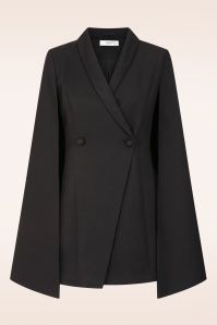 Glamorous - Kerri Blazer Cape jurk in zwart