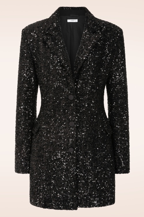 Glamorous - Midnight Icon blazer jurk in zwart