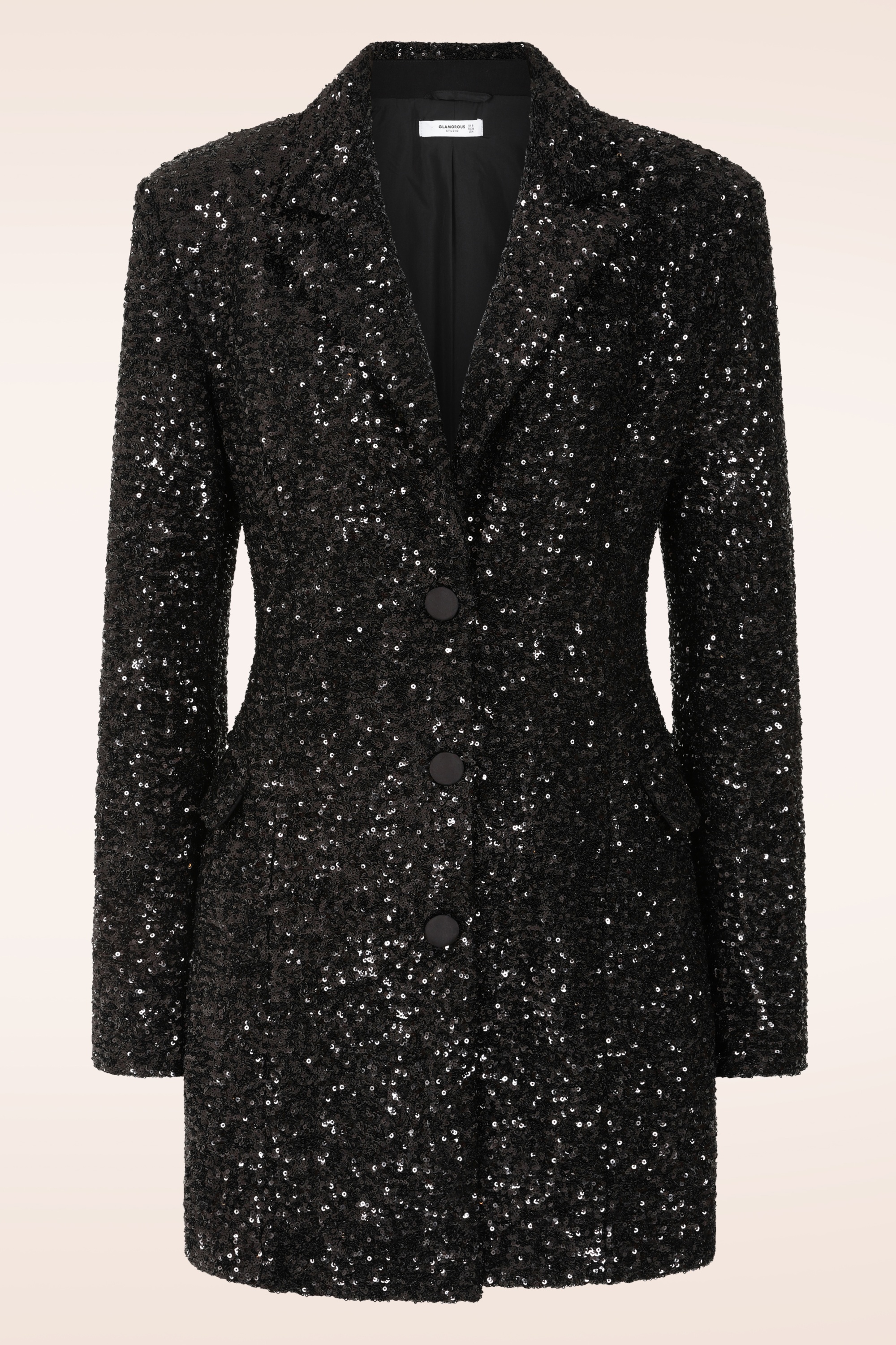 Glamorous - Midnight Icon blazer jurk in zwart 2