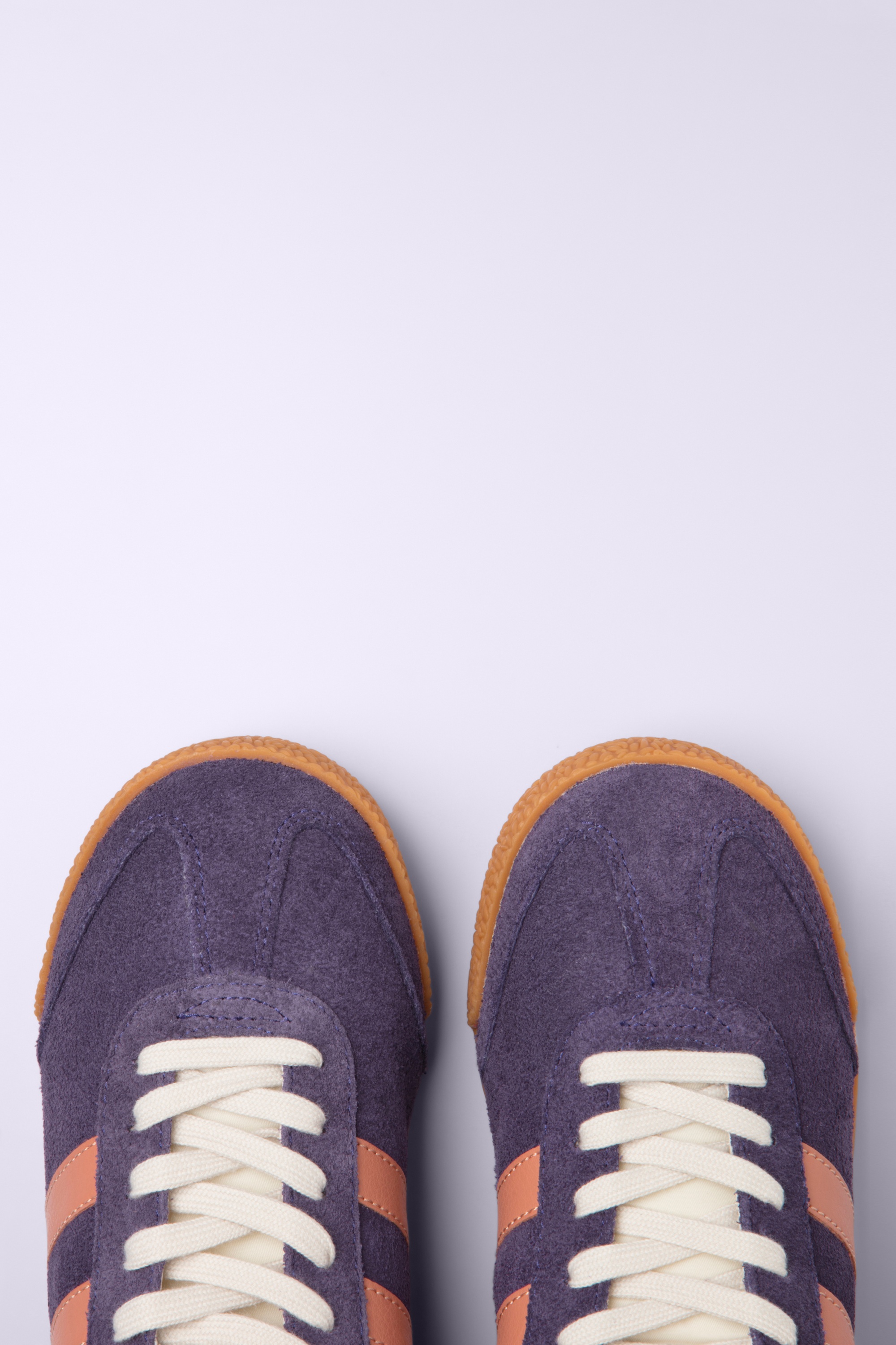 Gola - Gola Elan suède sneakers in pruimpaars 2