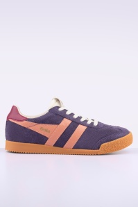 Gola - Gola Elan suède sneakers in pruimpaars