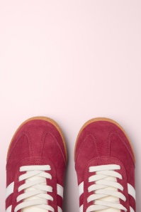Gola - Gola Elan suède sneakers in rood 2