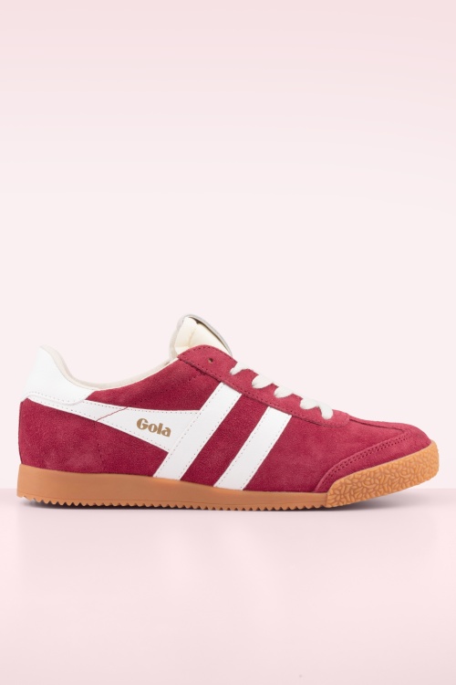 Gola - Gola Elan suède sneakers in rood