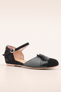 Charlie Stone - New York ballerina flats in zwart 3
