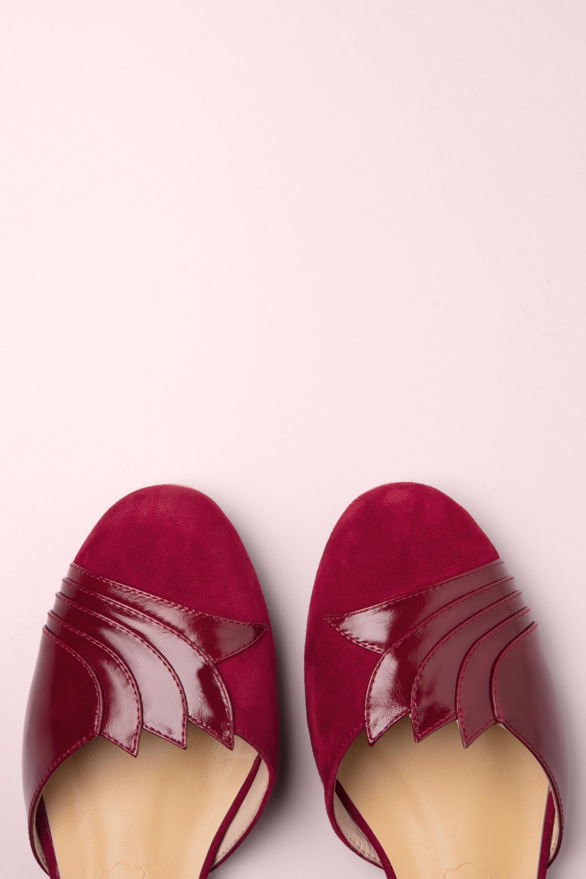 Charlie Stone - New York ballerina flats in bordeauxrood 2