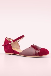 Charlie Stone - New York ballerina flats in bordeauxrood 3