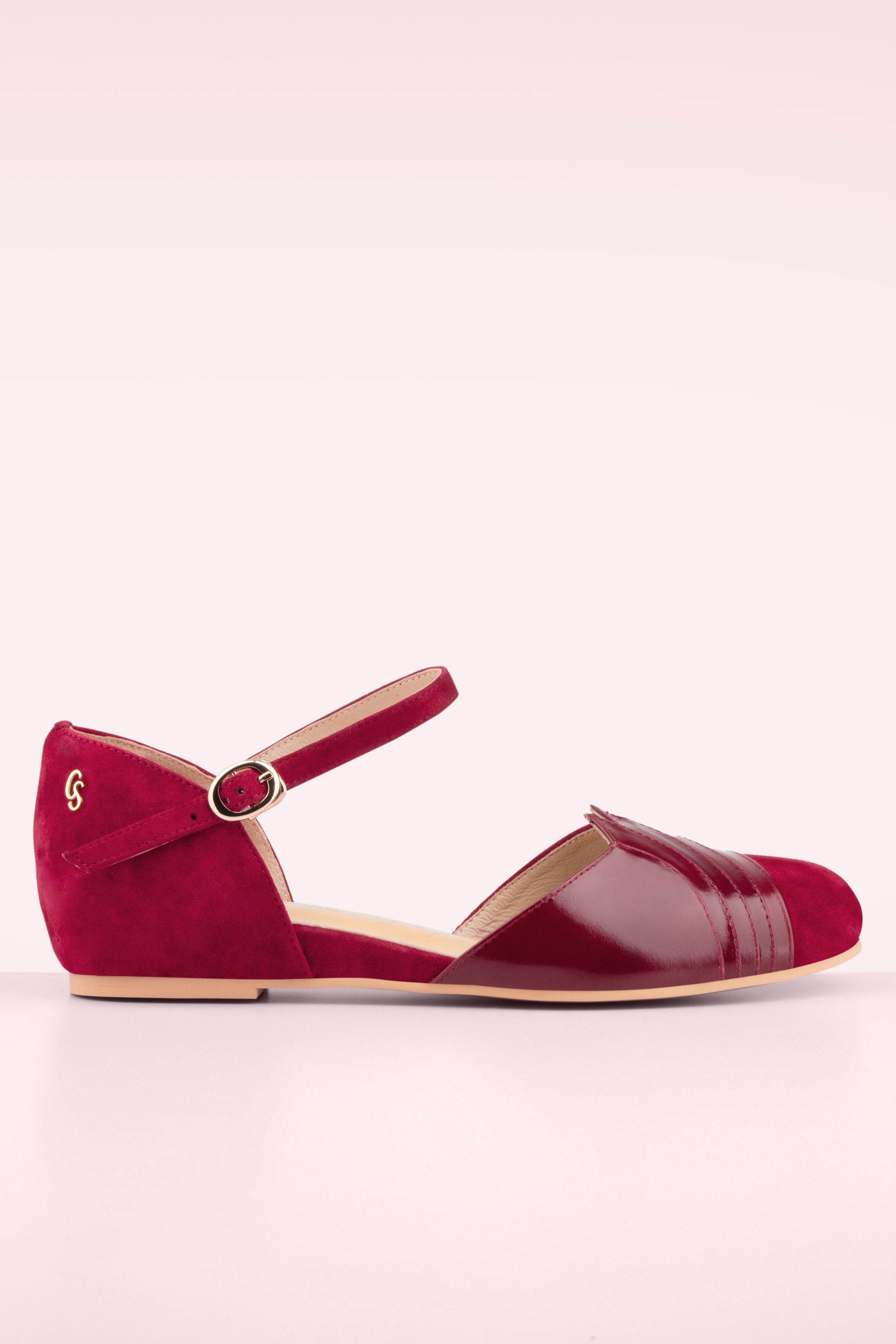 Charlie Stone - New York ballerina flats in bordeauxrood