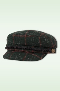 King Louie - Tweedy sailor cap in plataangroen