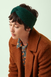 King Louie - Jules Posh hoofdband in botanisch groen