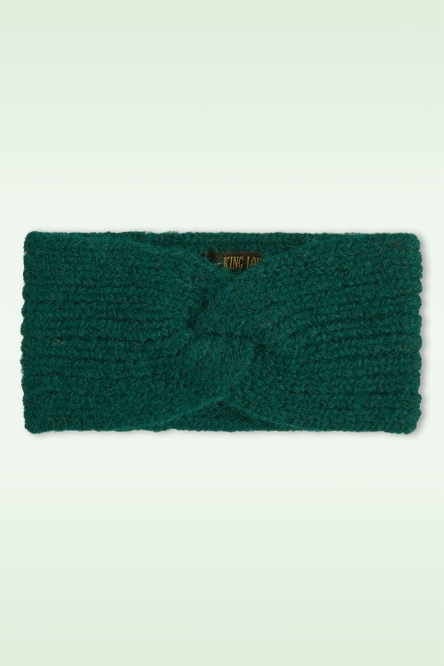 King Louie - Jules Posh hoofdband in botanisch groen 2