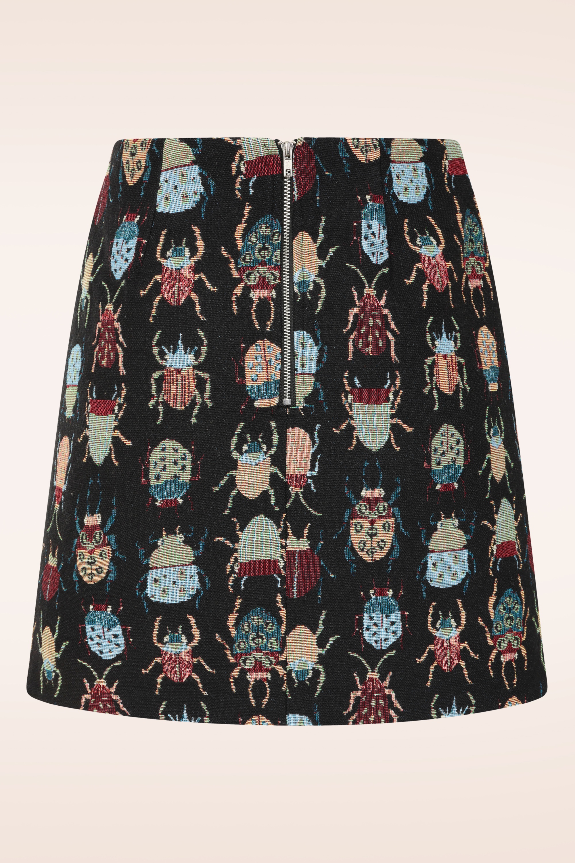 Louche - Aubin Beetlejuice Jacquard mini rok in multi 3