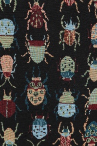 Louche - Aubin Beetlejuice Jacquard mini rok in multi 2