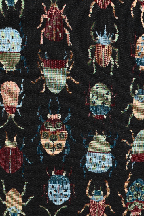 Louche - Aubin Beetlejuice Jacquard mini rok in multi 2