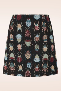 Louche - Aubin Beetlejuice Jacquard mini rok in multi