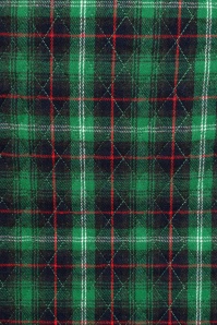 Louche - Aubin Winter Check mini rok in groen 3