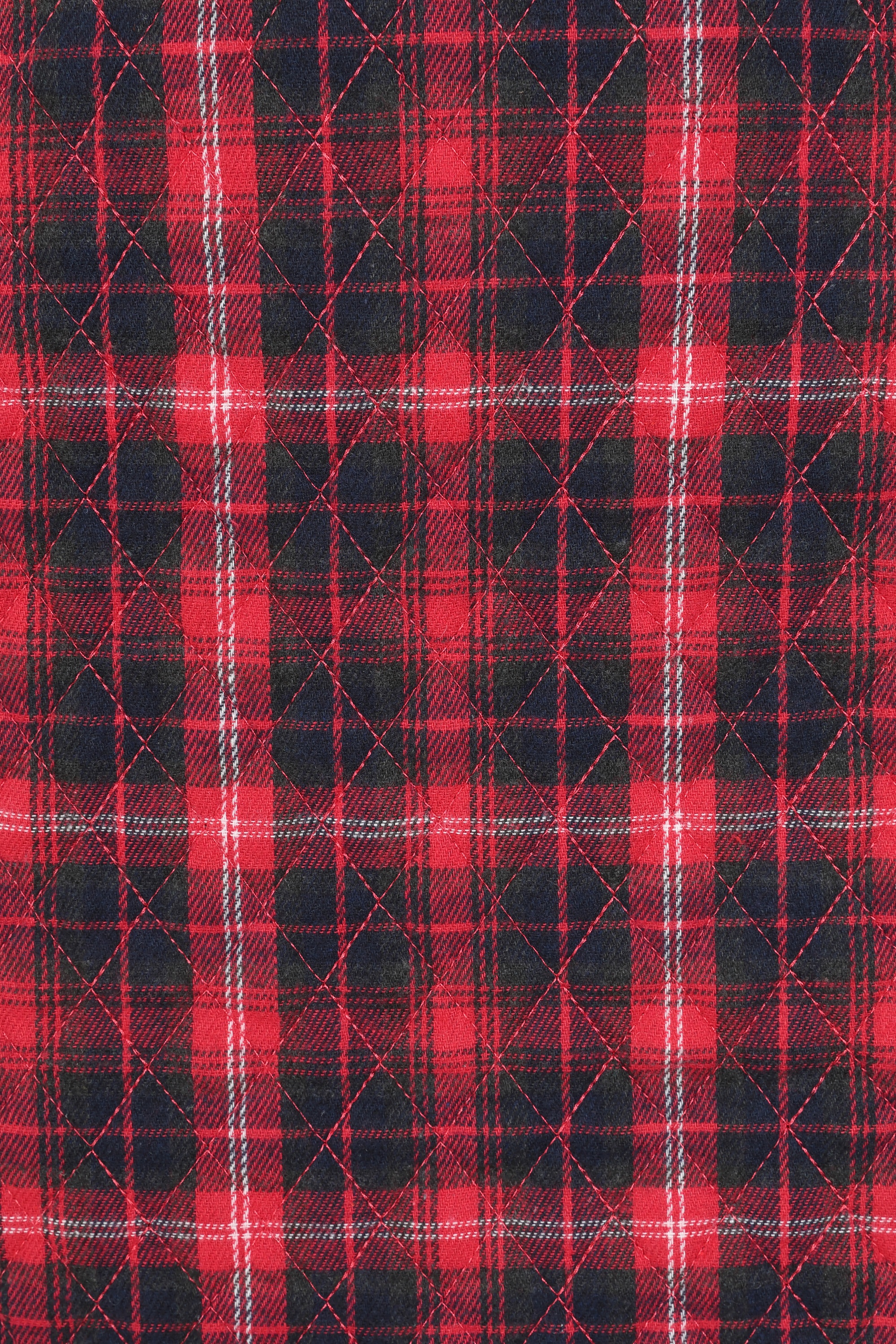 Louche - Aubin Winter Check mini rok in rood 2