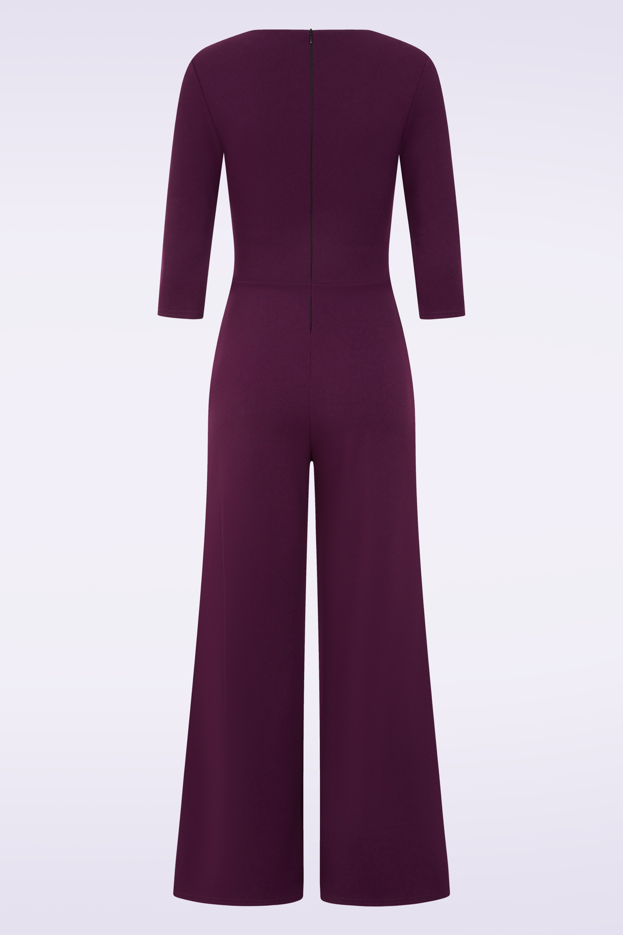 Vintage Chic for Topvintage - Topvintage exclusive ~ Leah jumpsuit in aubergine 3