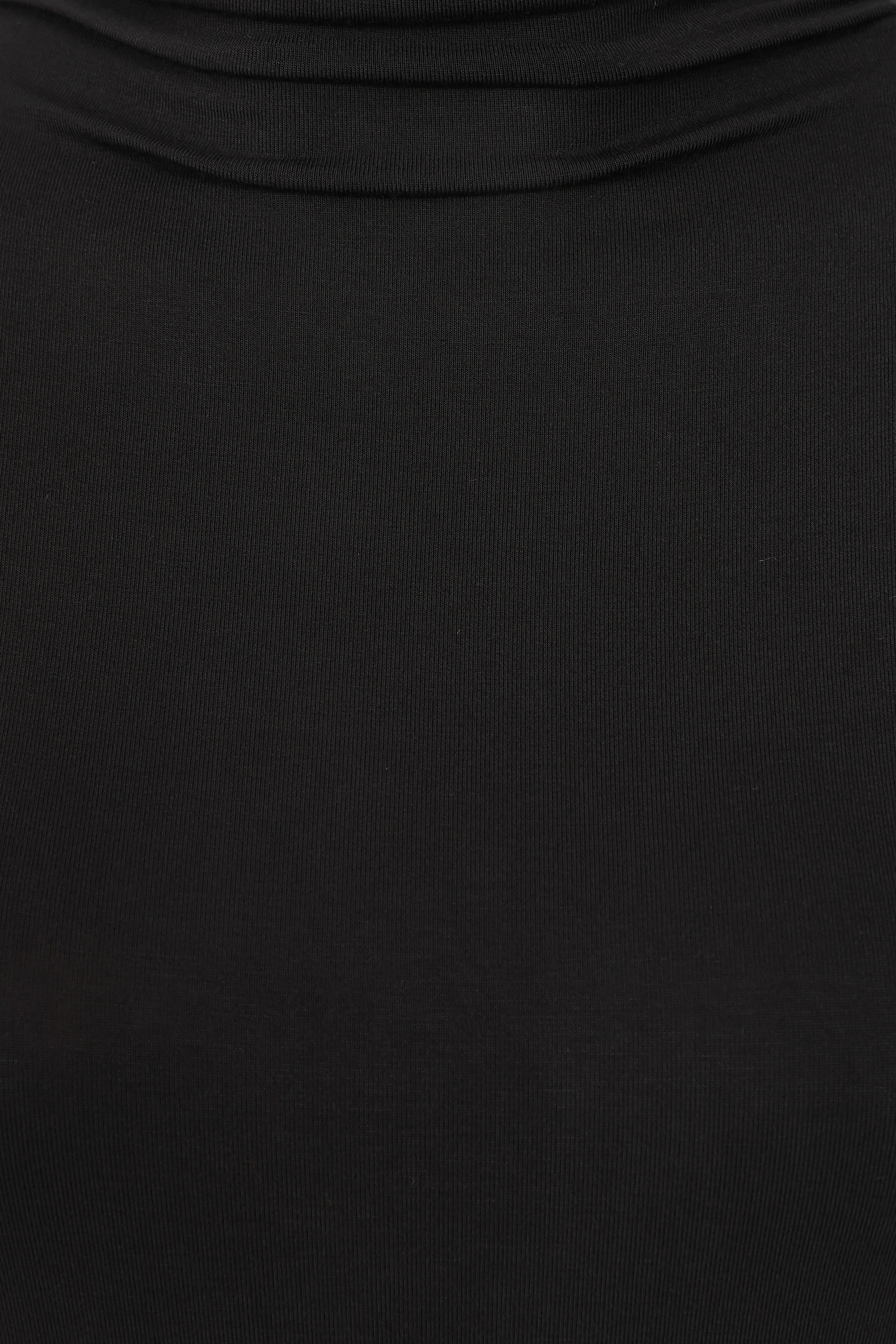 Surkana - Teagan bamboo top met col in zwart 2