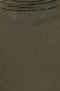 Surkana - Teagan bamboe top met col in khaki  2