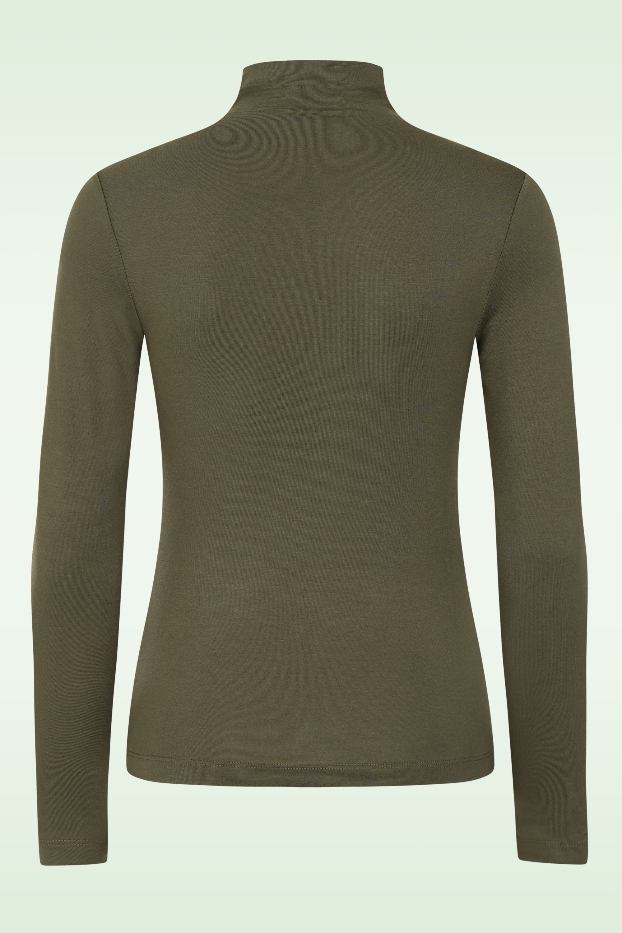Surkana - Teagan bamboe top met col in khaki  3