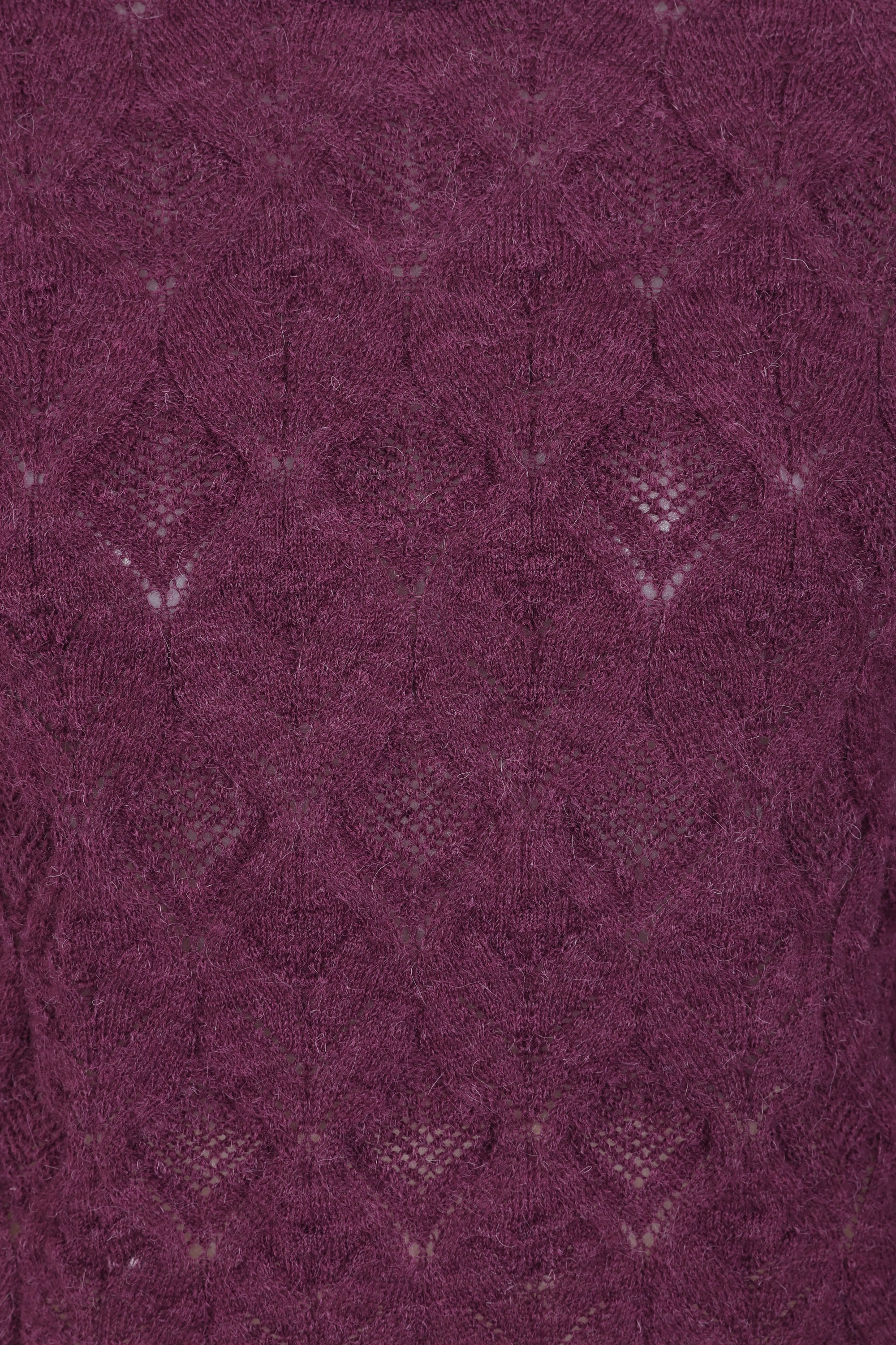 Surkana - Julieta gebreide trui in pruimpaars  2