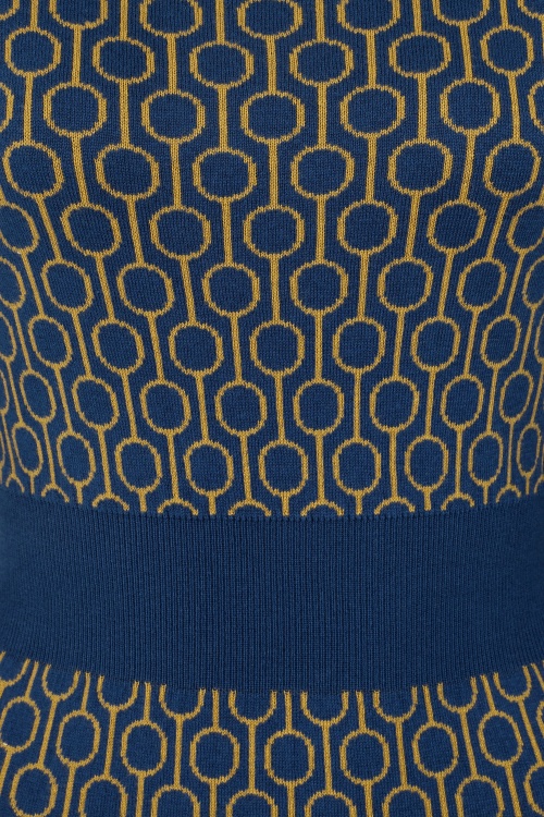 Circus - Teellis gebreide jurk in blauw 2