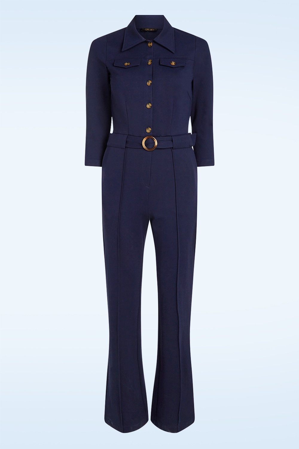 King Louie - Alexa Uni Rodeo Jumpsuit in Avondblauw 2