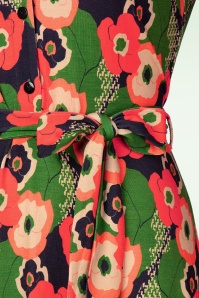 Princesse Nomade  - Ezone jurk in groen en multi 3