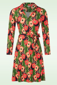 Princesse Nomade  - Ezone jurk in groen en multi