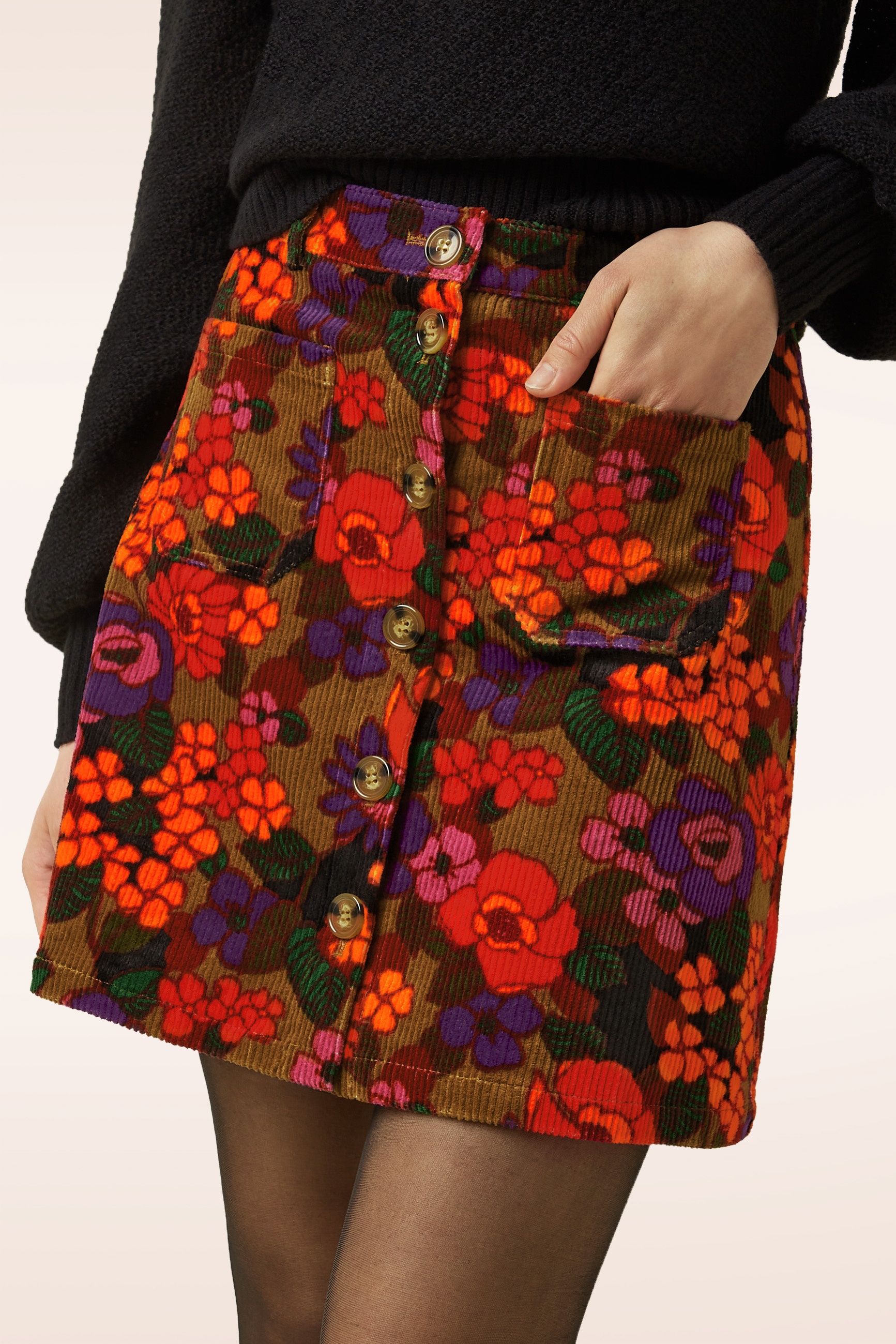 King Louie - Garbo Ramone mini rok in multi