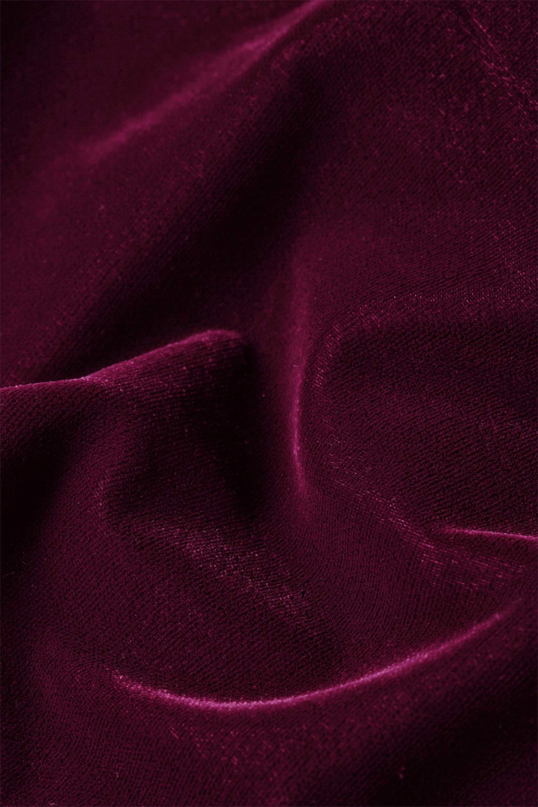 King Louie - Peppa Gamine Velvet pantalon in bordeaux rood 3