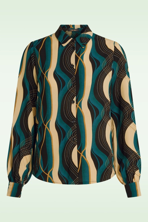 King Louie - Maisie Elysse blouse in zwart 2