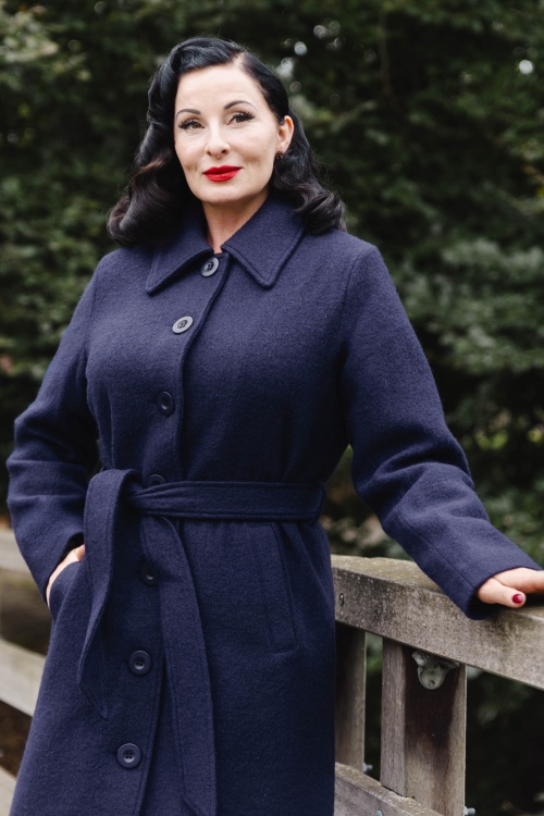 King Louie - Arabella Kennedy mantel in avondblauw