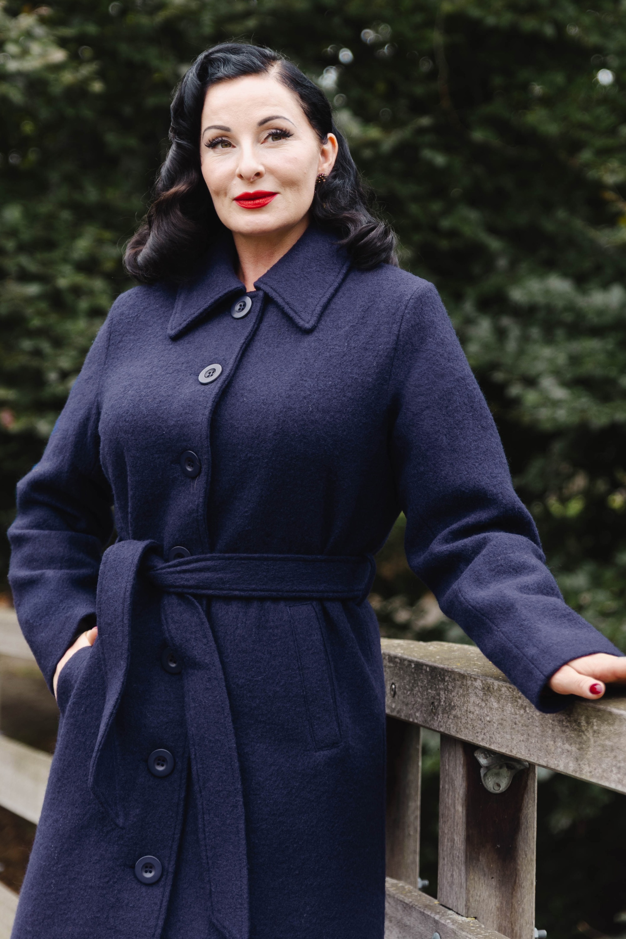 King Louie - Arabella Kennedy mantel in avondblauw