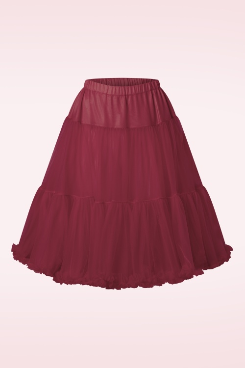 Topvintage Boutique Collection - Topvintage exclusive ~ The Penelope petticoat in bordeauxrood 2