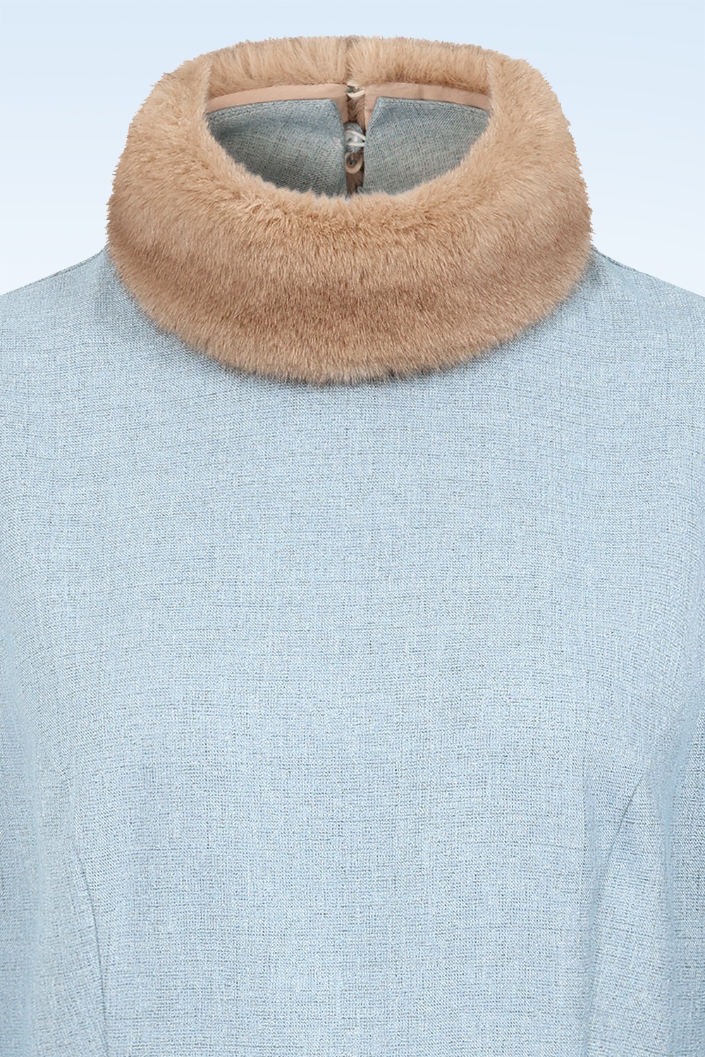 Banned Retro - Icy Charm swing jurk in lichtblauw 2