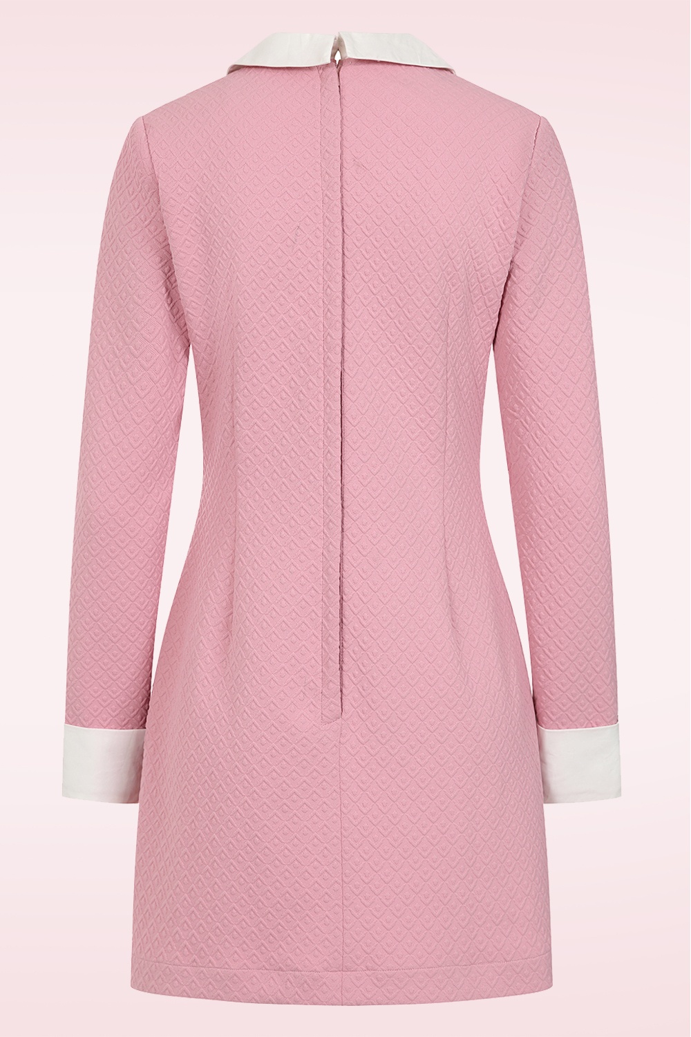 Banned Retro - Bubblegum Mod jurk in lichtroze 3