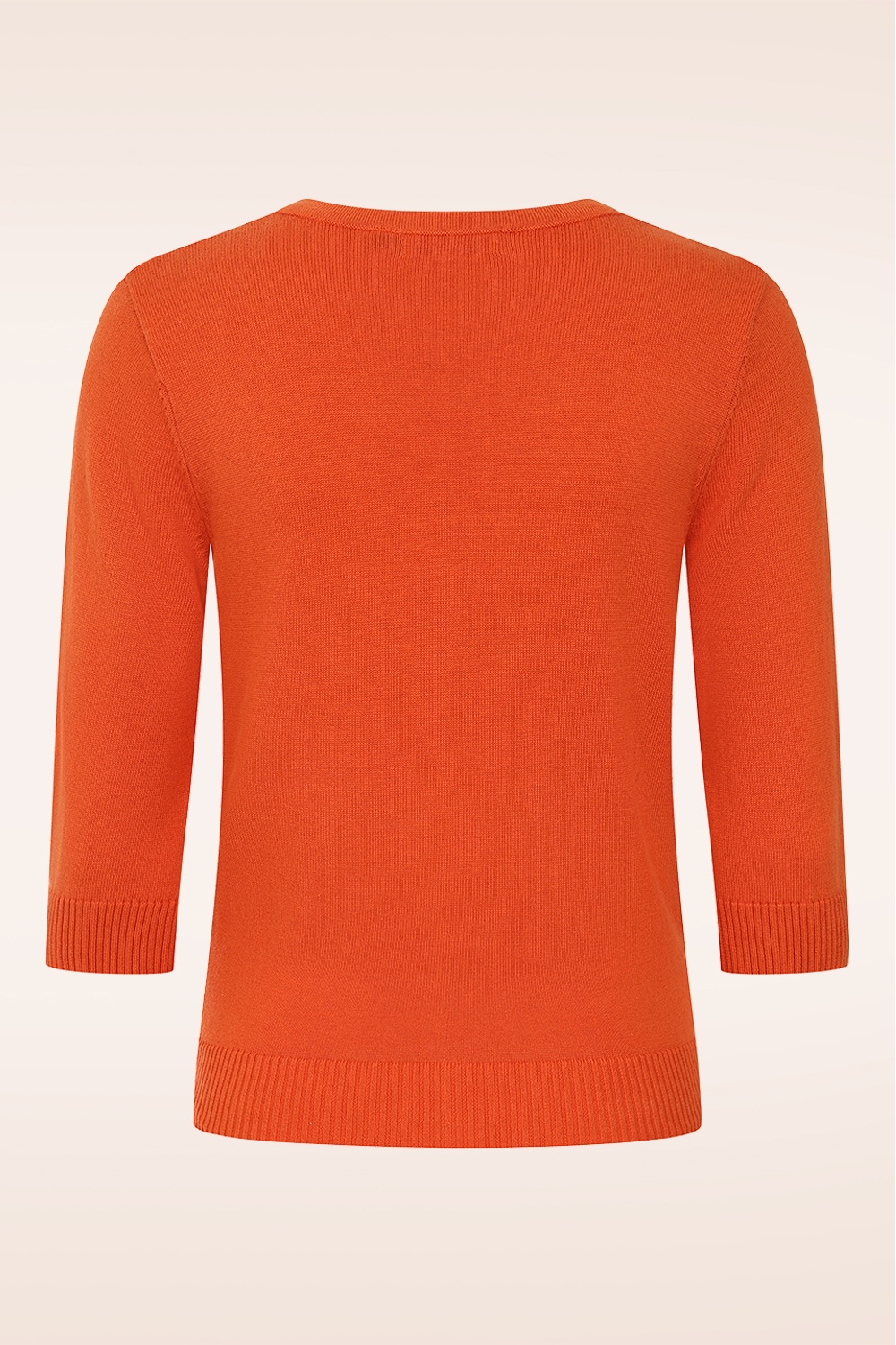 Banned Retro - Purrfectly Pumpkin cardigan in oranje 5