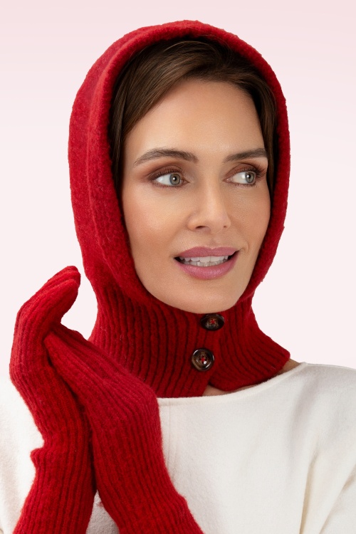 Powder - Sofia snood in rood 3