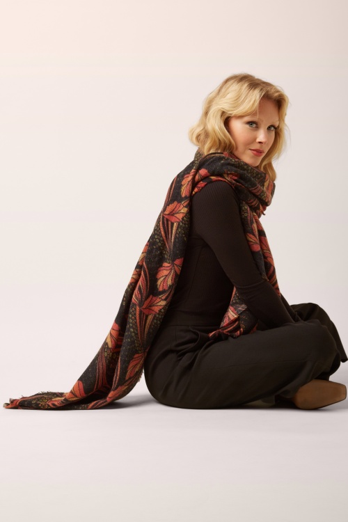 King Louie - Shimmy sjaal in zwart