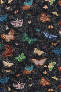 Louche - Aubin Butterfly Ball Jacquard mini rok in multi 3